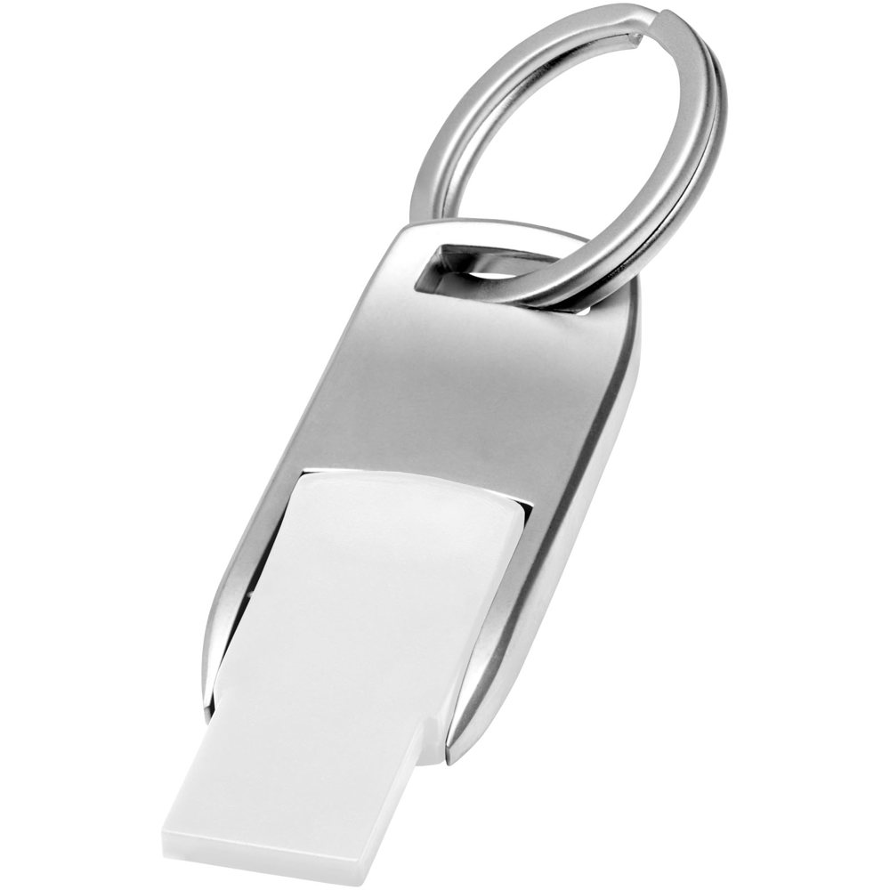 Flip USB - Wit, Zilver