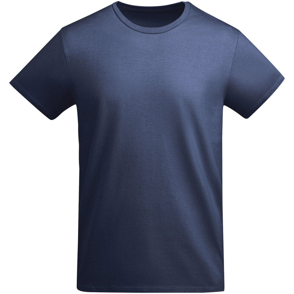 Breda 175 g/m² biologisch katoenen kindershirt met korte mouwen - Marineblauw