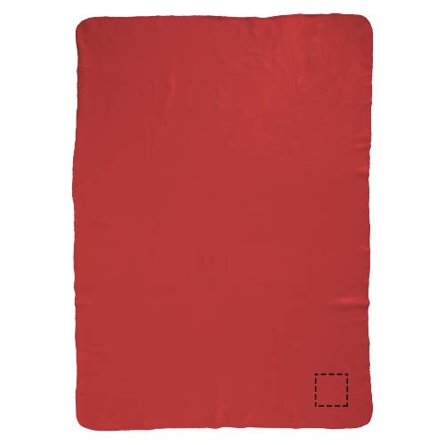 Huggy fleecedeken met hoes 150x120 cm