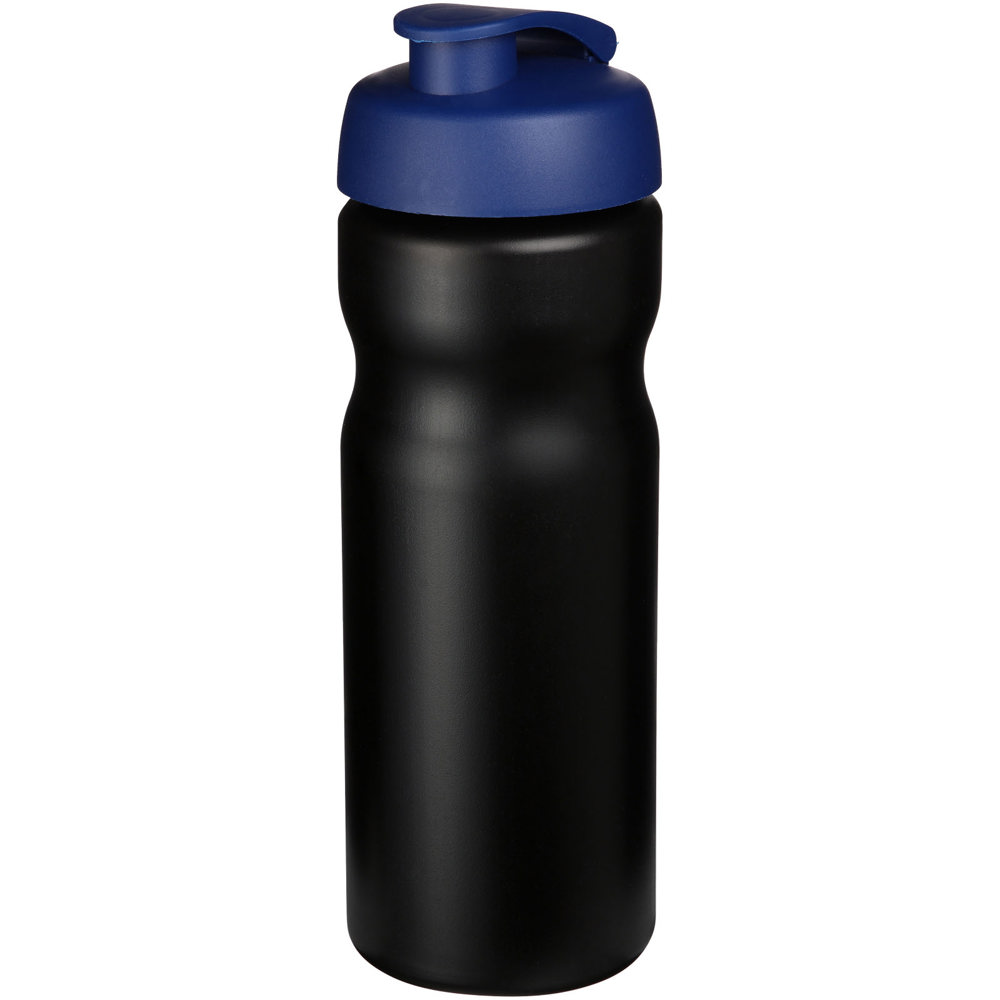 Baseline® Plus 650 ml sportfles met kanteldeksel - Zwart, Blauw