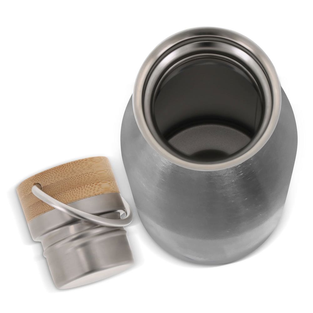 Thermo fles met bamboe deksel 500ml