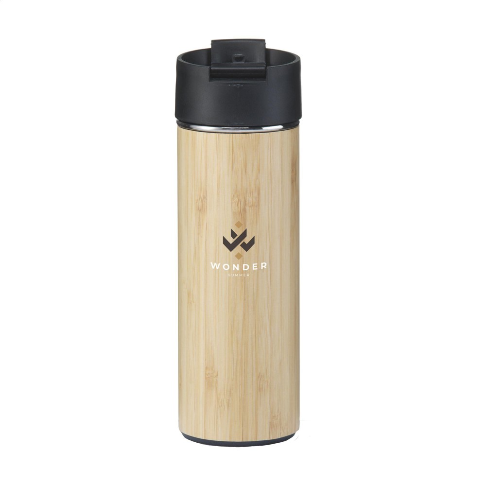 Sakura 360 ml bamboe thermosfles/thermosbeker