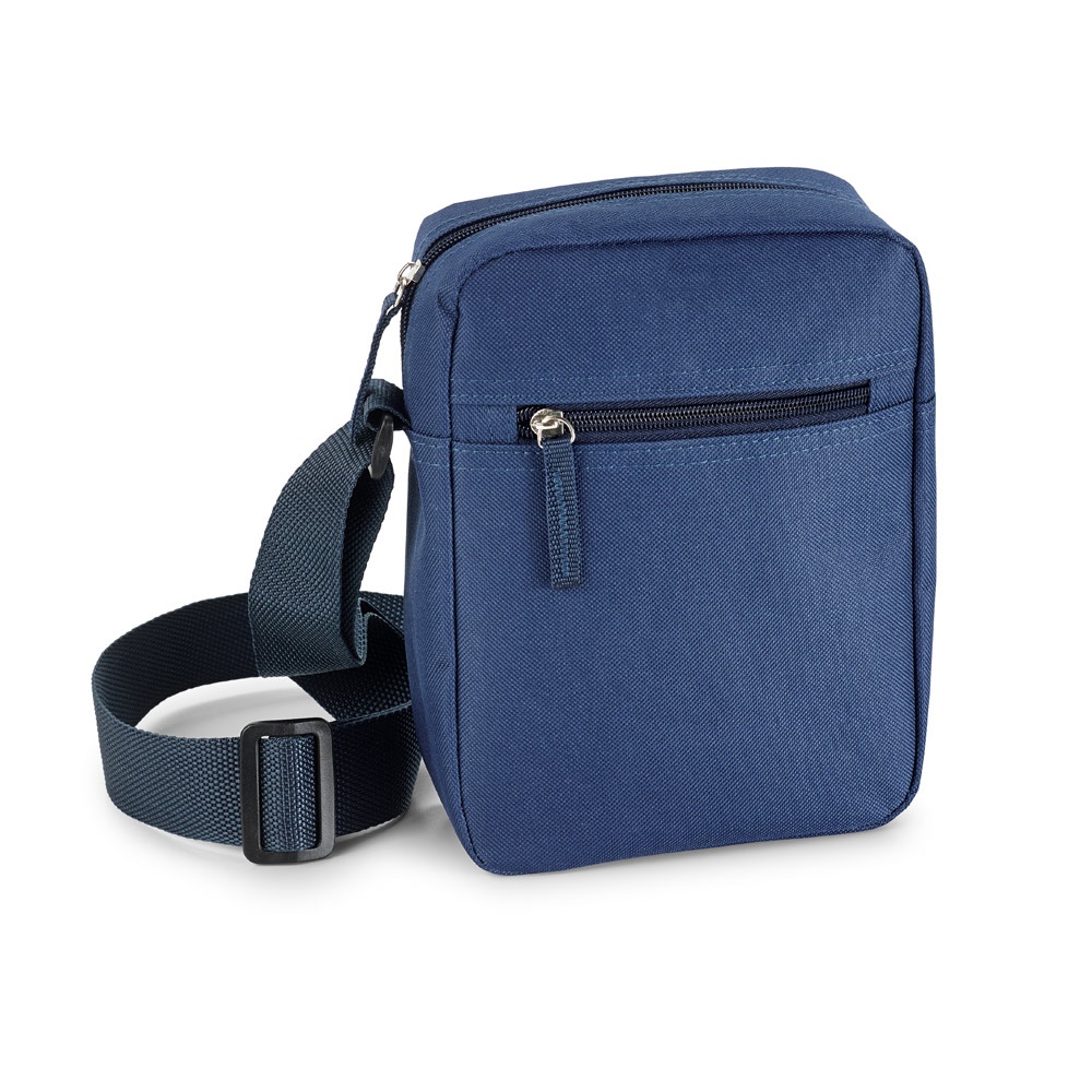 LAHORE. 600D polyester schoudertas - Blauw