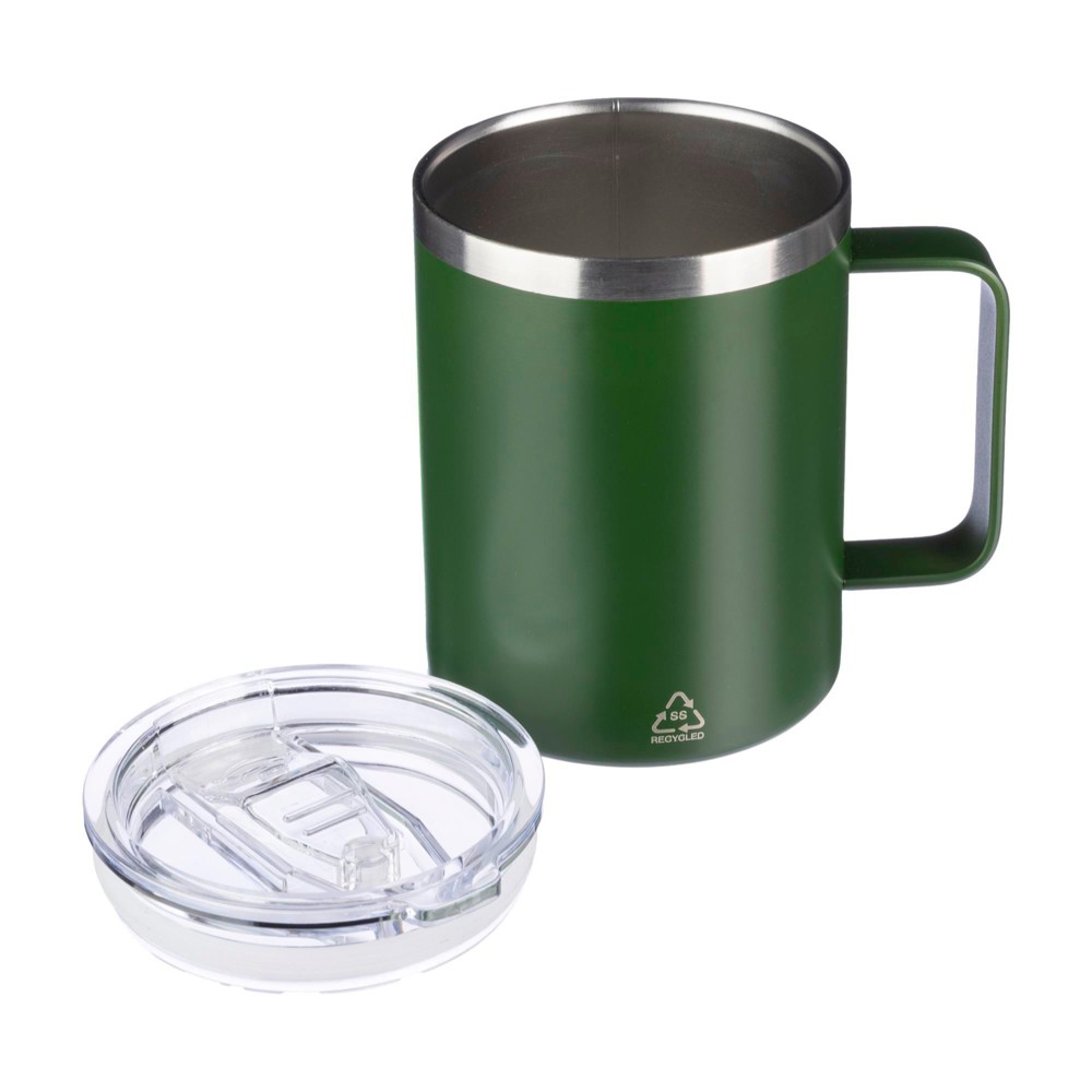Dubbelwandige thermosbeker Renate | Gerecycled | 300 ml