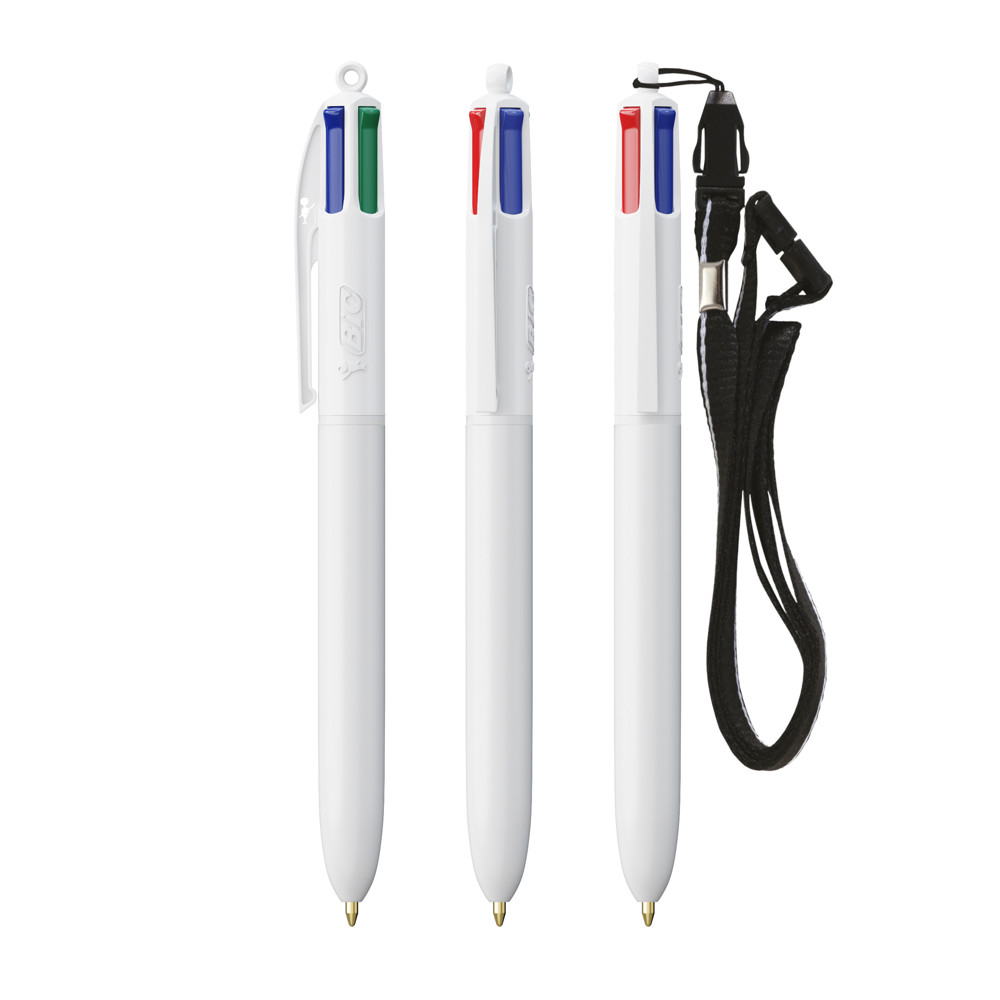 BIC® 4 Colours® ECO + lanyard