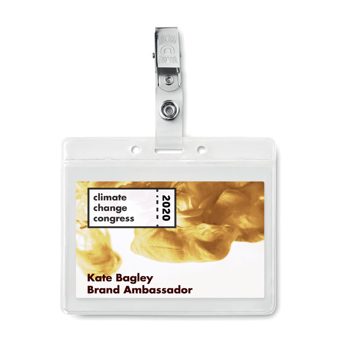 CLIPBADGE - Badge holder PVC