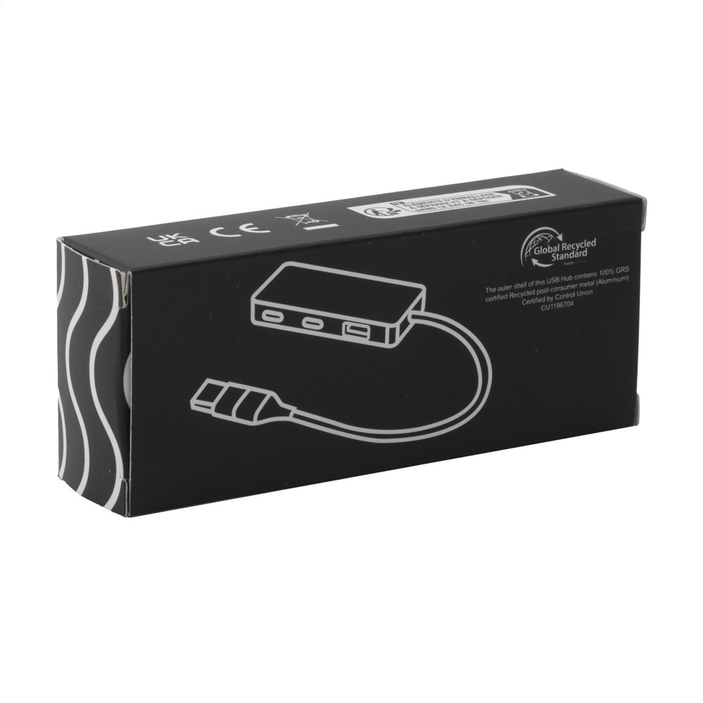 Tecco GRS Recycled Alu USB Hub