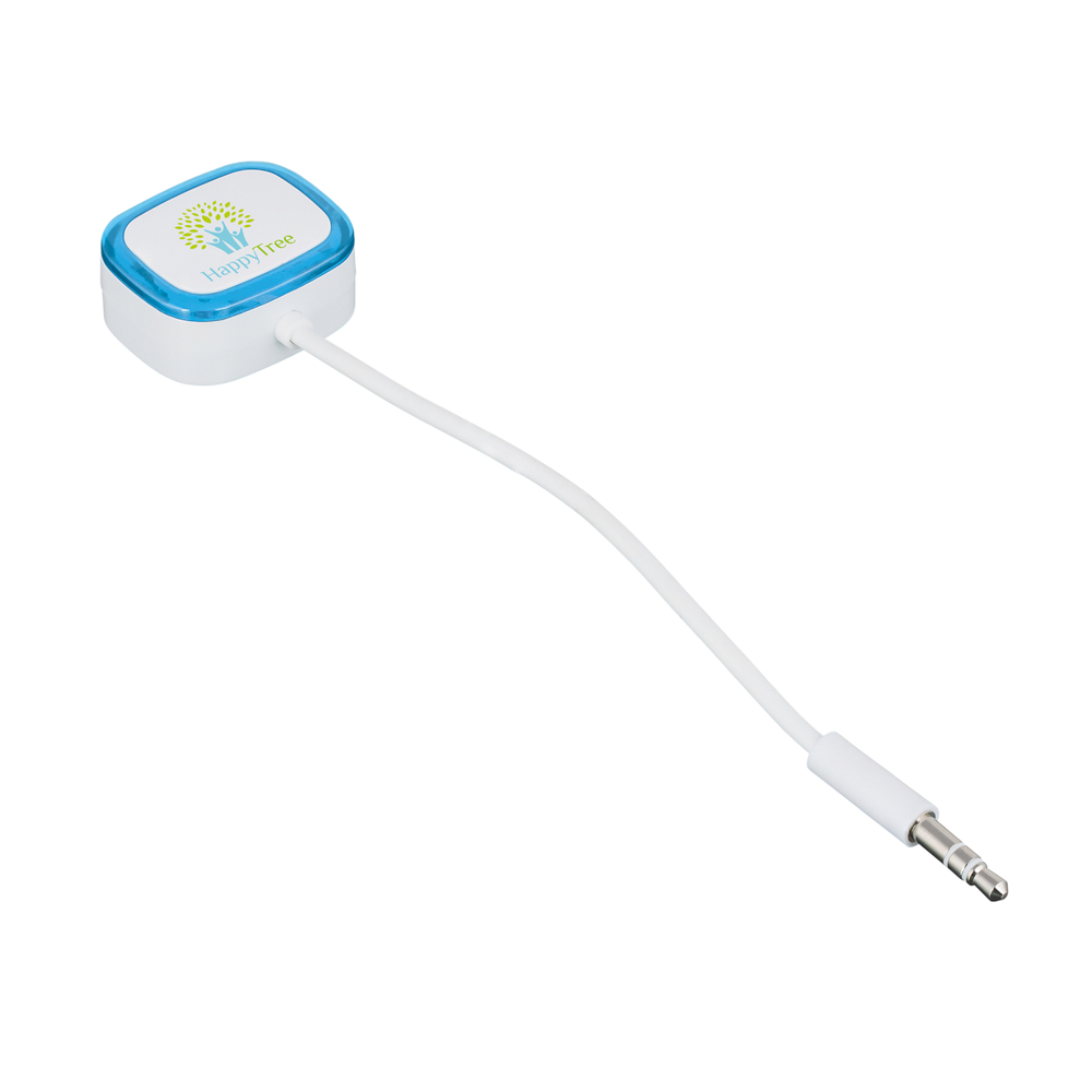 Audio splitter COLLECTION 500 - wit, lichtblauw / lichtblauw
