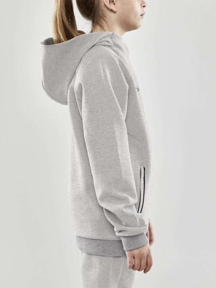Craft - CORE Soul Hood Sweatshirt Jr Grey Melange 146/152