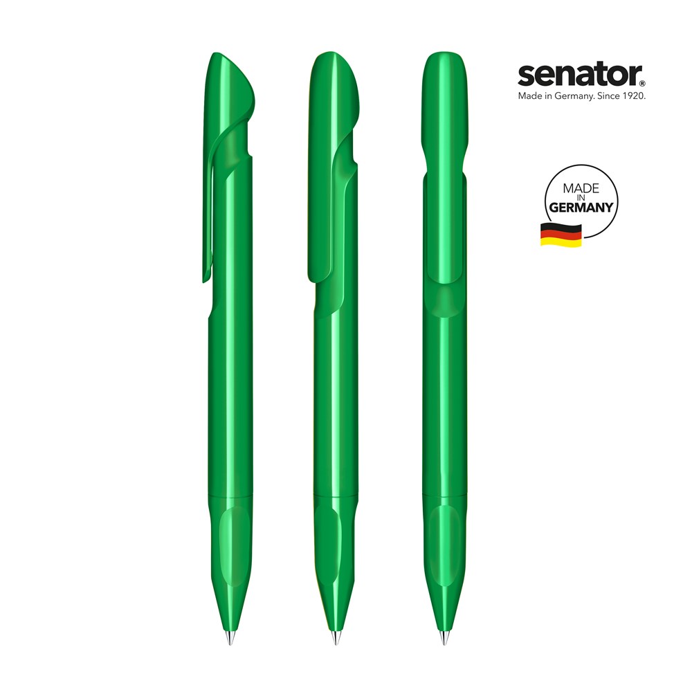 senator® Evoxx Polished Recycled retractable pen - Green