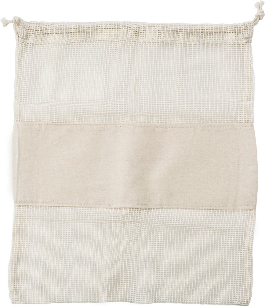 Groentezakjes Adele | Biologisch katoen | 3 stuks - khaki (écru)