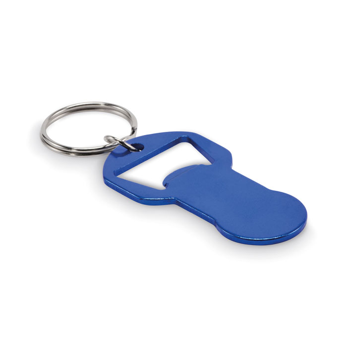 CLAVE - Alu sleutelhanger flesopener - Blauw