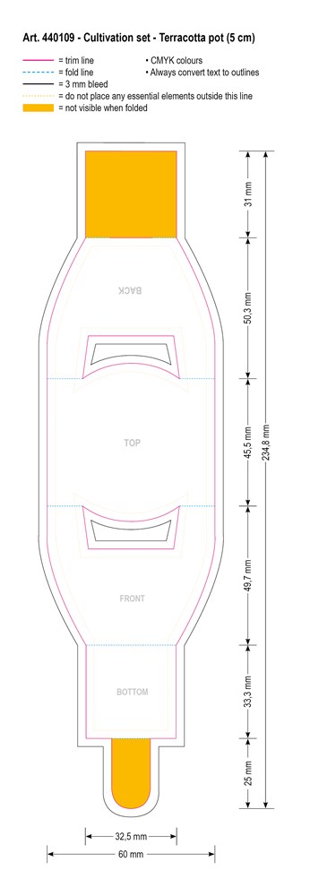 Terracotta pot standaard, Basilicum