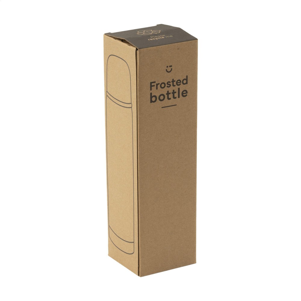 Frosted Bottle RCS Recycled Steel 500 ml thermosfles