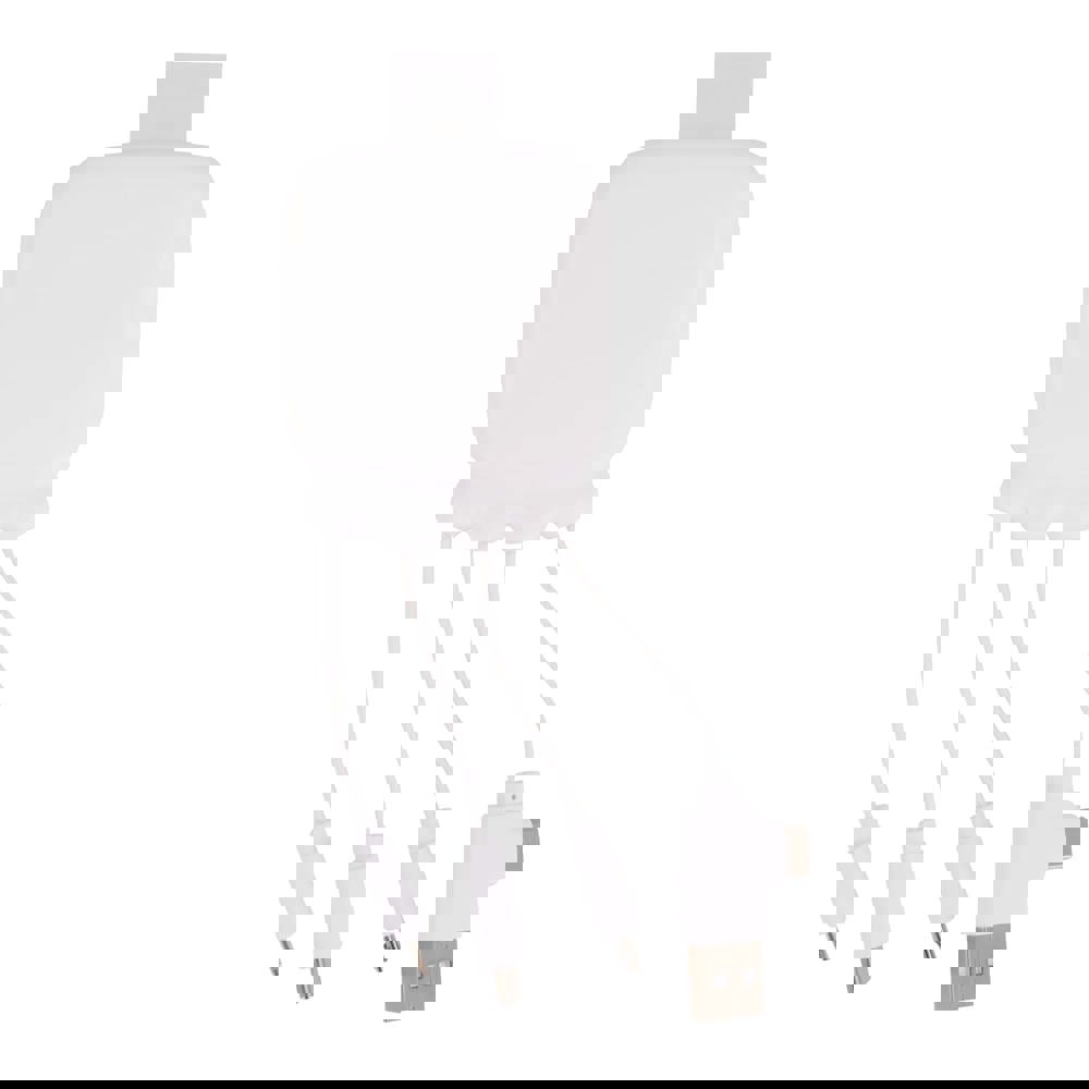 3192 | Xoopar Octopus Gamma 2 Powerbank met Bio Oplaadkabel 3000mAh - Wit