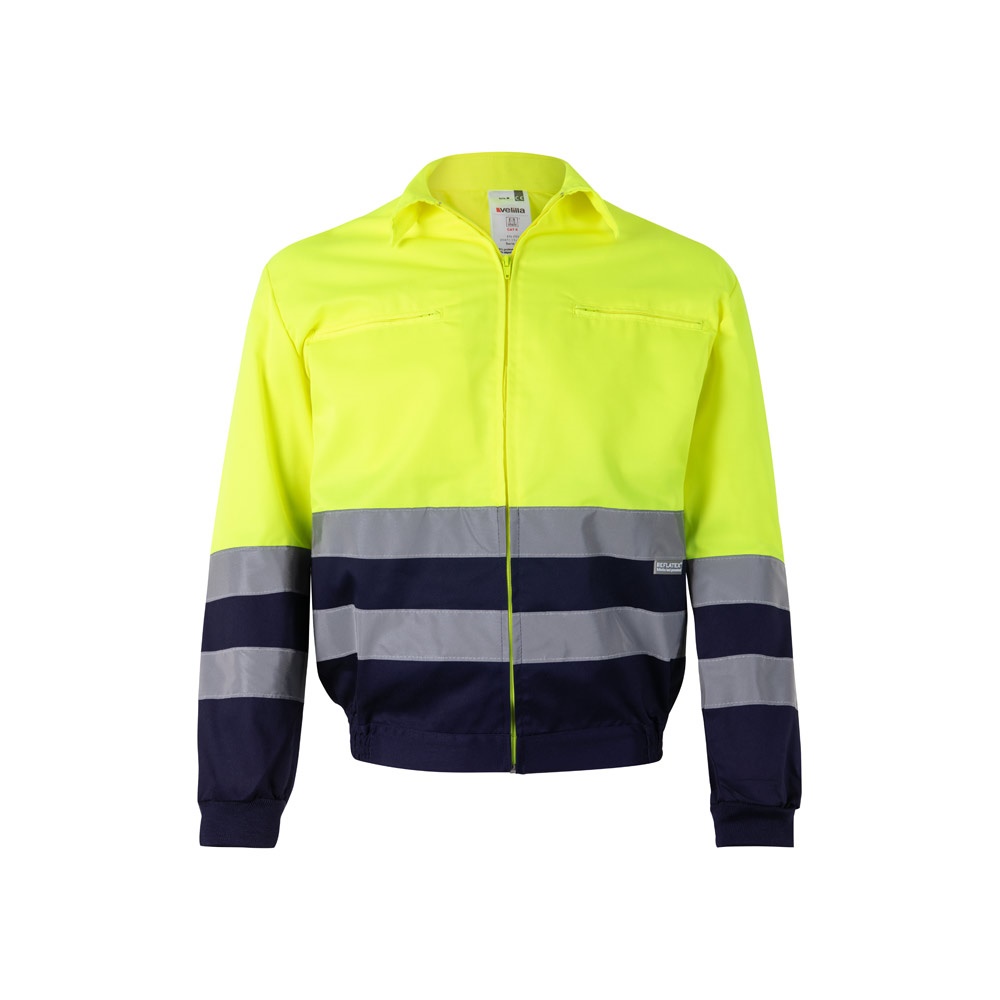 VL NEPTUNE LARGE. Tweekleurig twill jack (210g/m²) van polyester (80%) en katoen (20%)