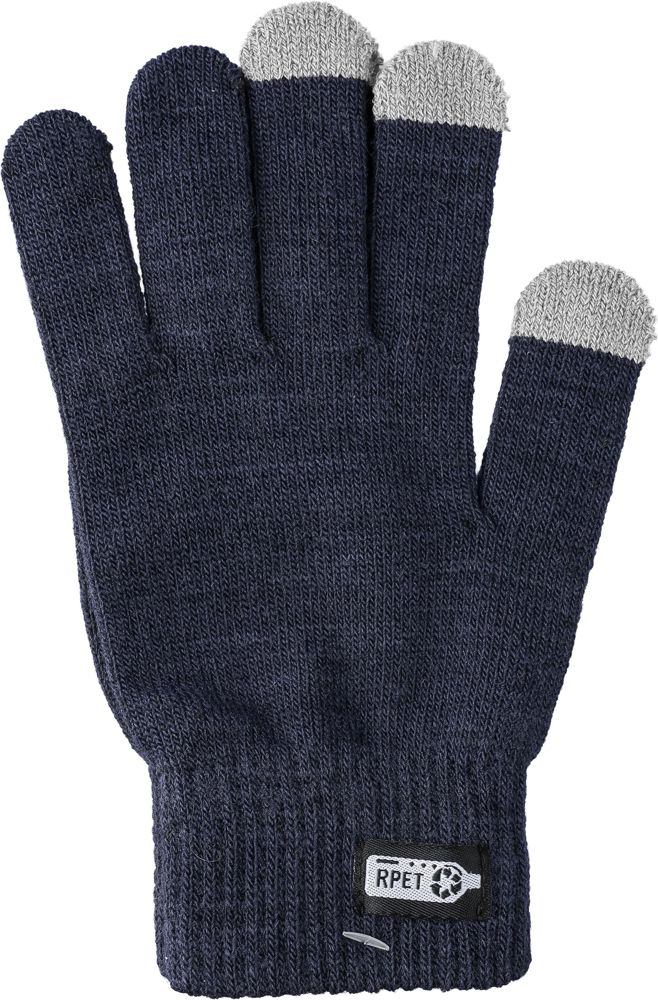 Handschoenen Nira | Gerecycled | Touchscreen - blauw