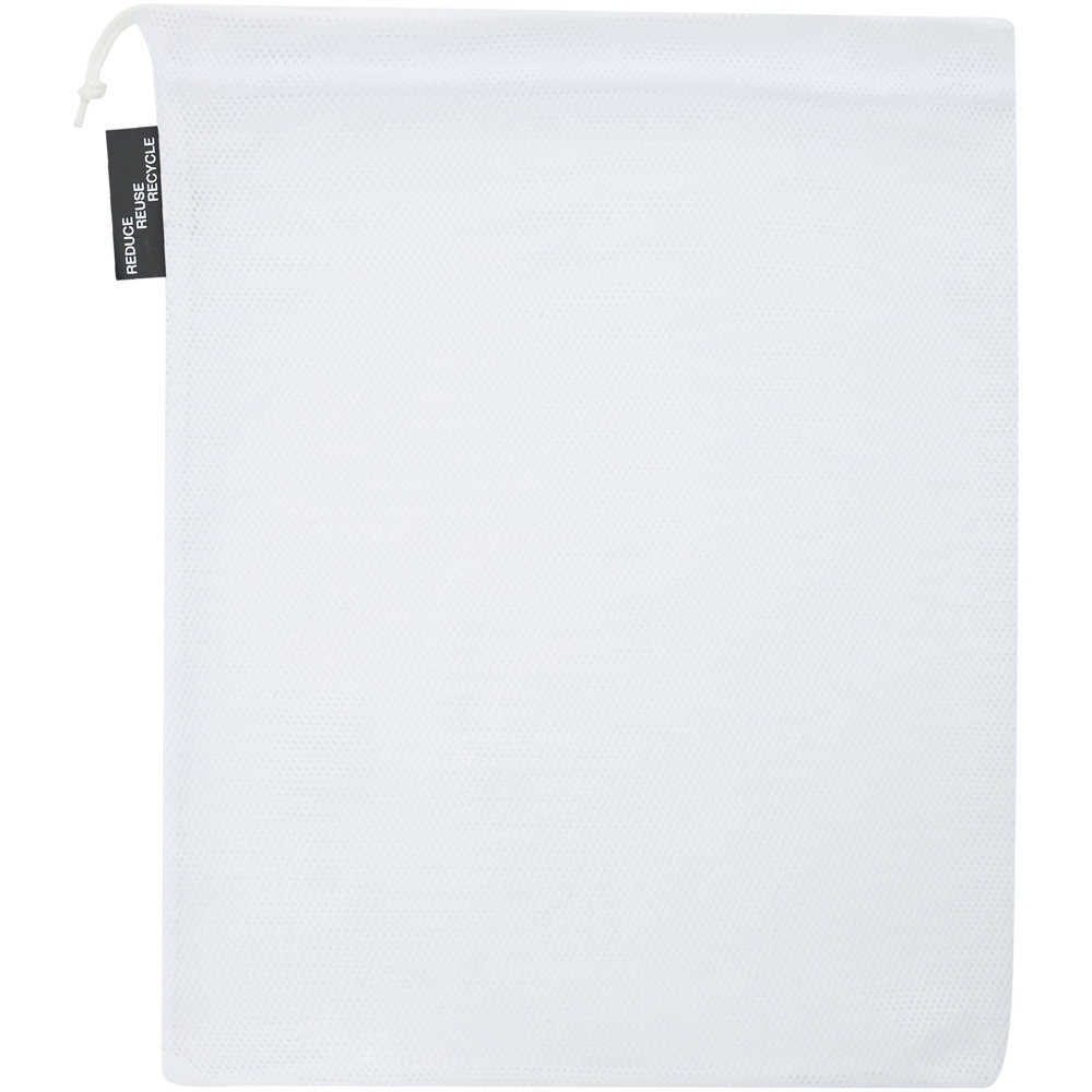 Gerecyclede polyester groente & fruit tas 25x32 cm