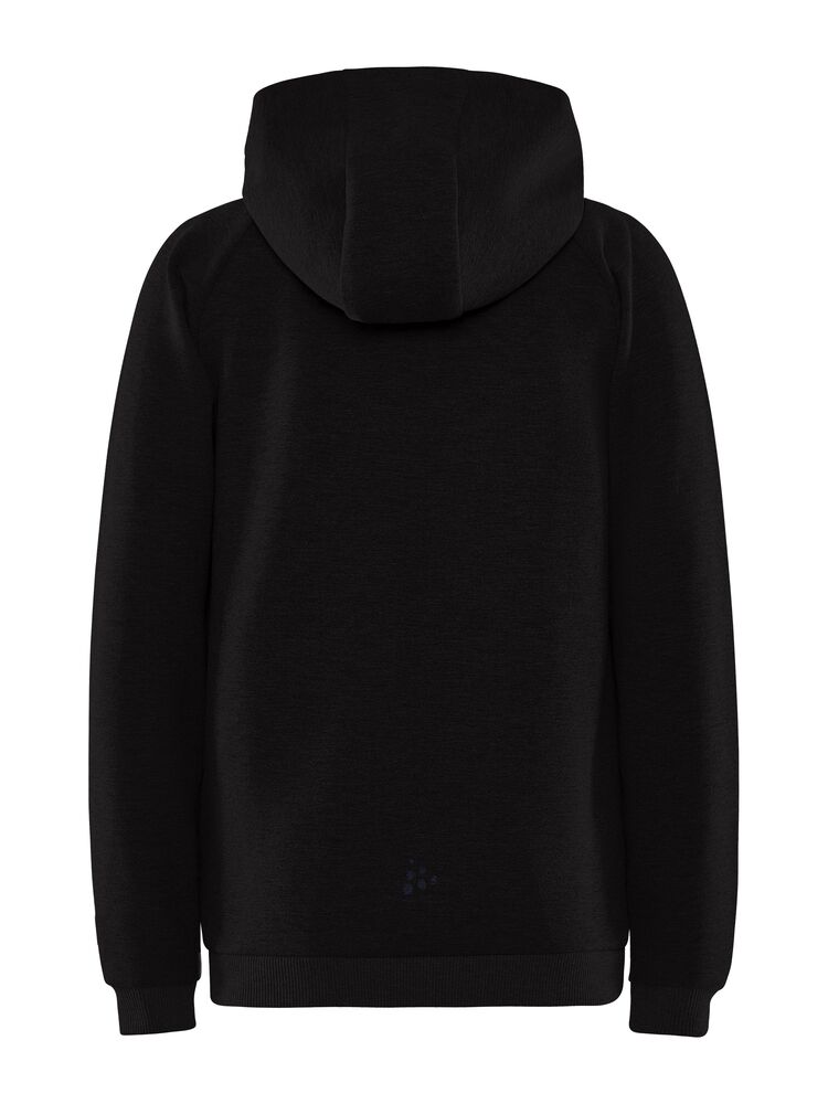 Craft - CORE Soul Full Zip Hood Jr Black 146/152