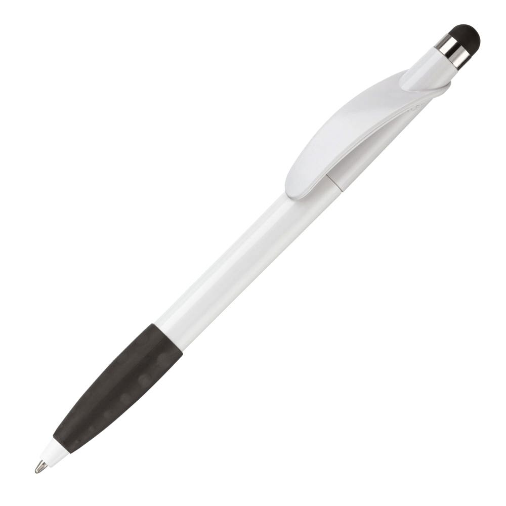 Balpen Cosmo stylus hardcolour - Wit / Zwart