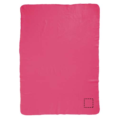 Huggy fleecedeken met hoes 150x120 cm