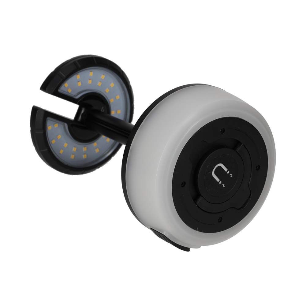 NORLÄNDER 2-in-1 Uitschuifbare LED Lamp & Slinger Zwart
