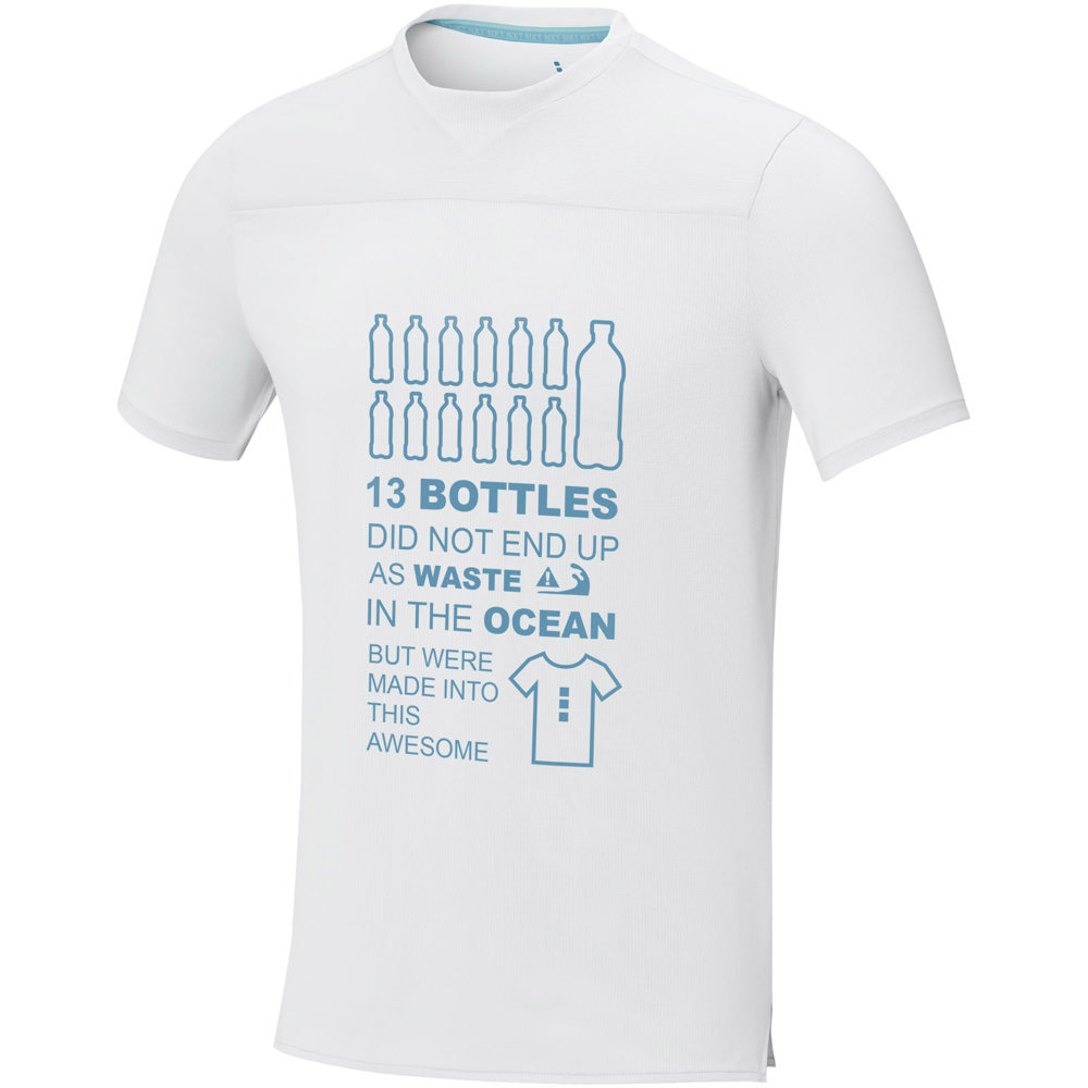 Borax 160 g/m² Heren T-shirt met korte mouwen, cool fit, GRS gerecycled