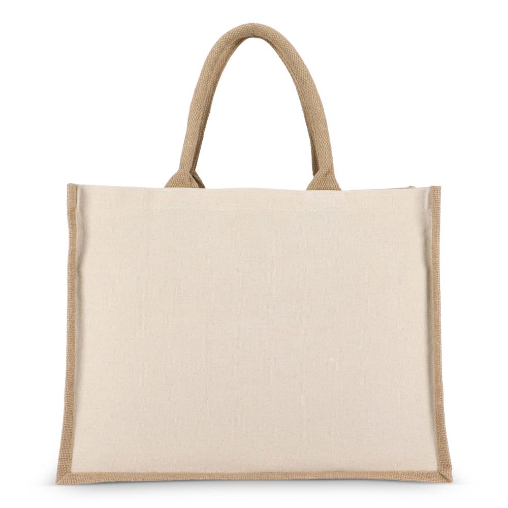 Jute-Katoen Tote OEKO-TEX® 42.5 x 19 x 32 cm 320g/m²