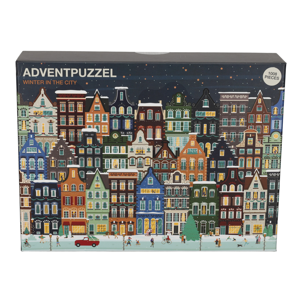 JENS Living Advent Puzzel Winter In De Stad