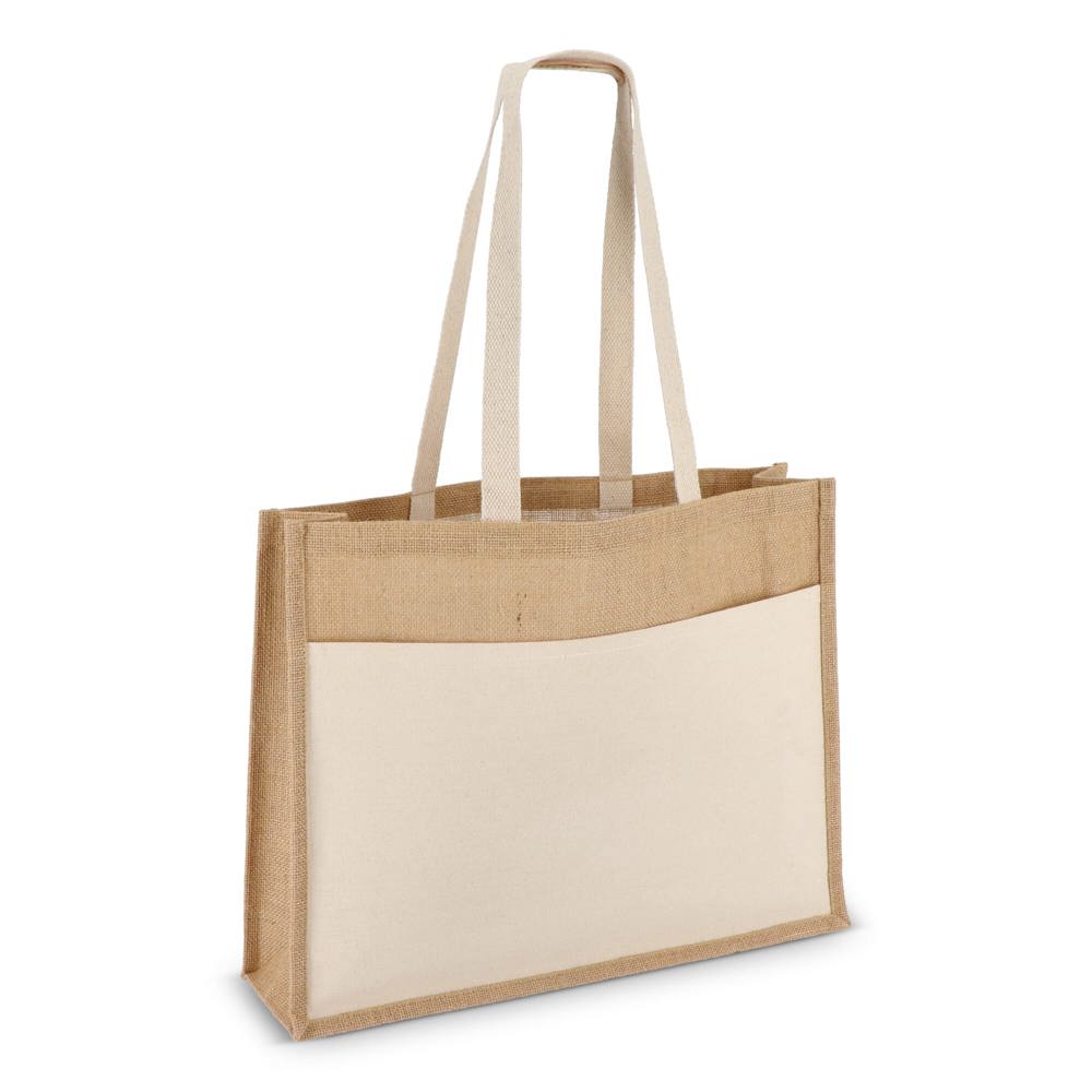 Jute Tote bag OEKO-TEX® 45 x 12 x 35cm 320g/m²