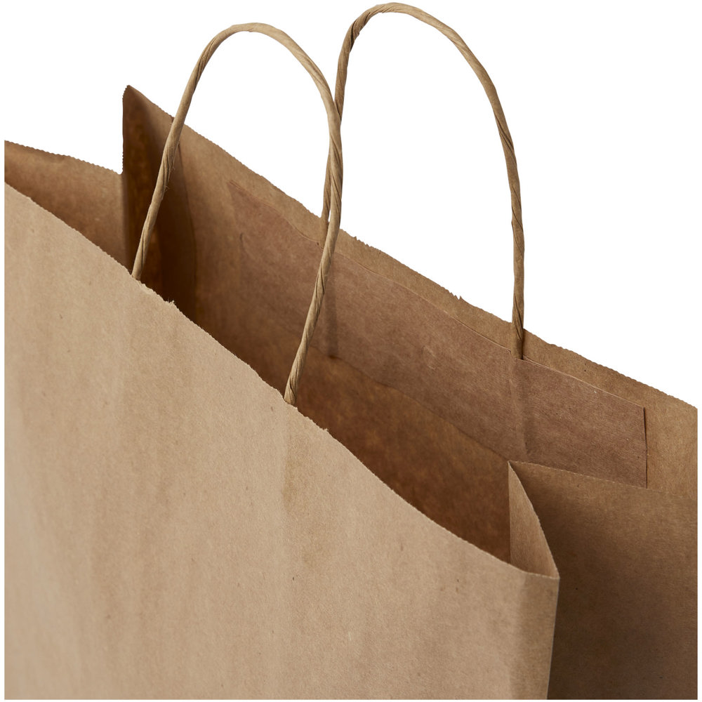 Papieren tas 80-90 g/m2 gemaakt van kraftpapier met gedraaide handvaten - 32 x 12 x 40 cm