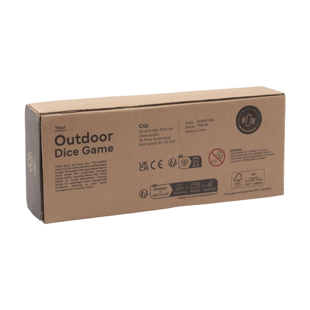 Outdoor Dice Game dobbelspel