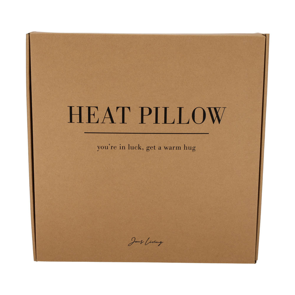 JENS Living Warmtekussen RPET 40x40 Zwart