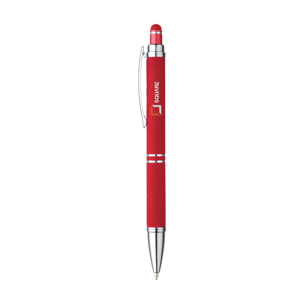 Luna Soft Touch pennen - rood (± PMS 3517C)