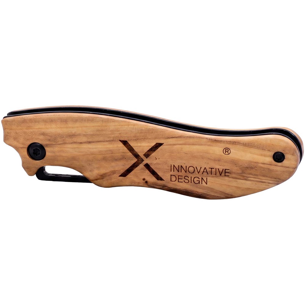 SCX.design T33 opvouwbaar mes van olijfhout