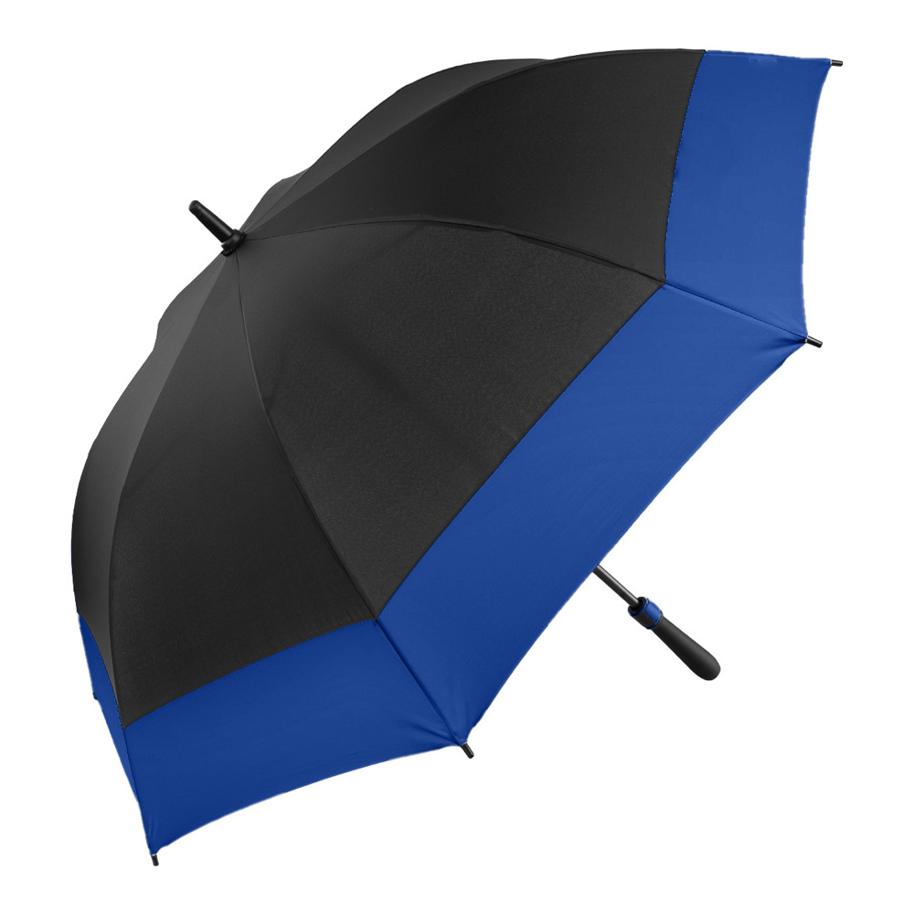 Gastenparasol KALIX - zwart/blauw