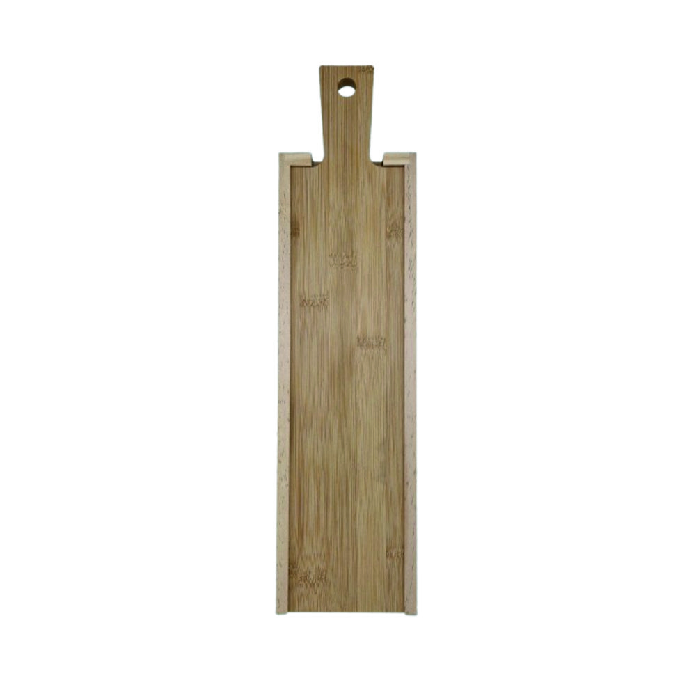 Wijnkist met schuifdeksel plank