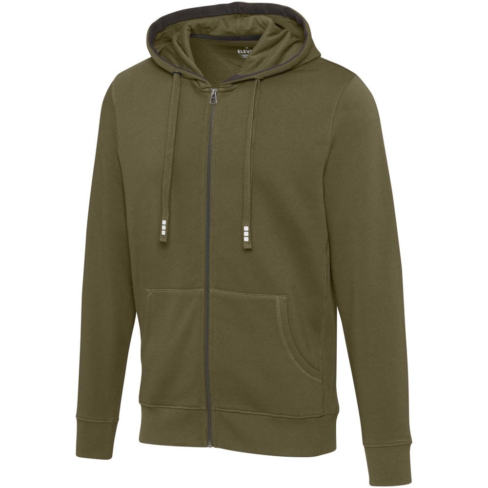 Arora 300 g/m² unisex hoodie met ritssluiting - Bosgroen
