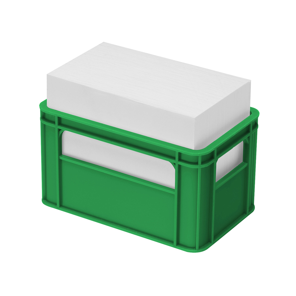 Memobox "krat" - Groen