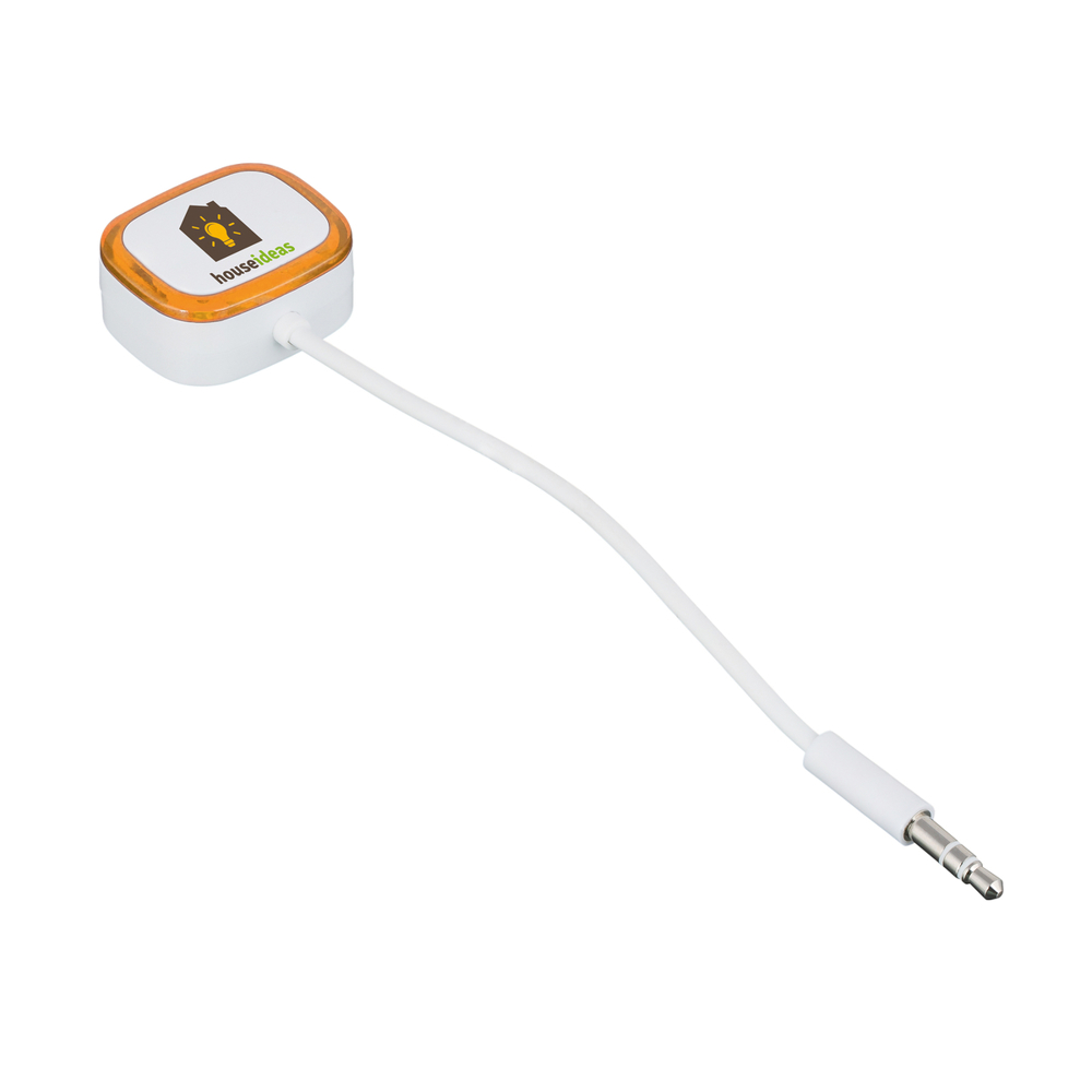 Audio splitter COLLECTION 500 - wit, oranje / oranje