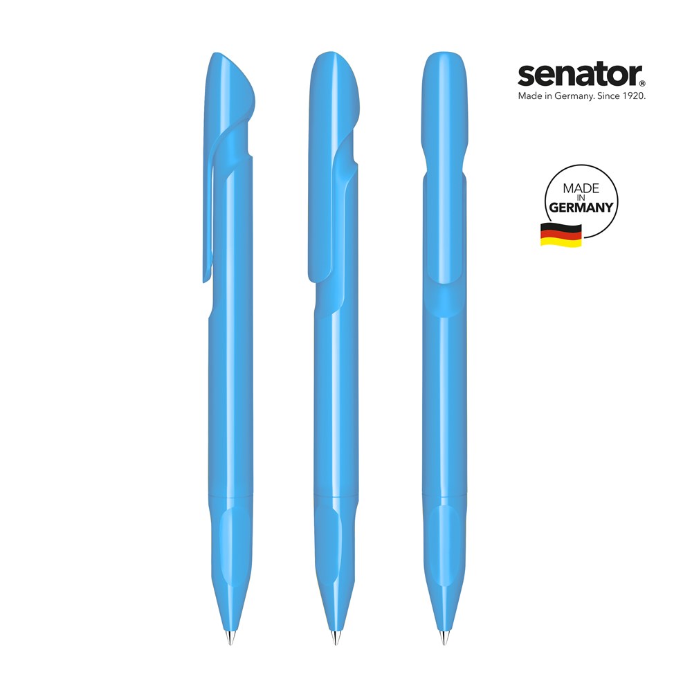senator® Evoxx Polished Recycled retractable pen - blauw 279
