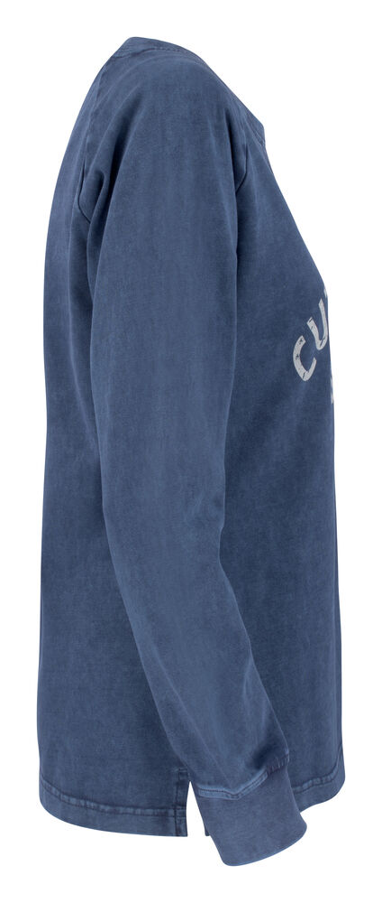 Cutter & Buck - Thorp Denim Crew Dames Denim Blauw XS