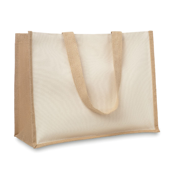 CAMPO DE FIORI - Jute/canvas boodschappentas - Beige