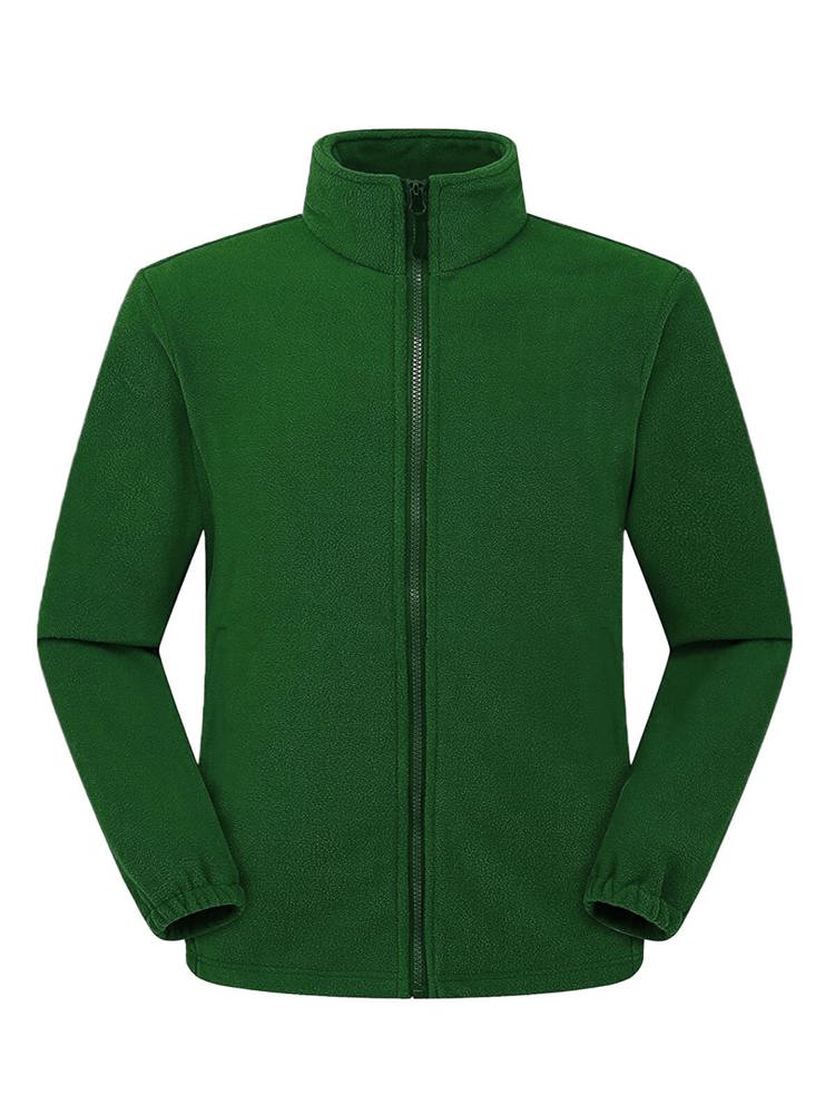 BS Peak full zip fleece sweater, 290 gr/m² - Flessengroen (PMS 2411C)