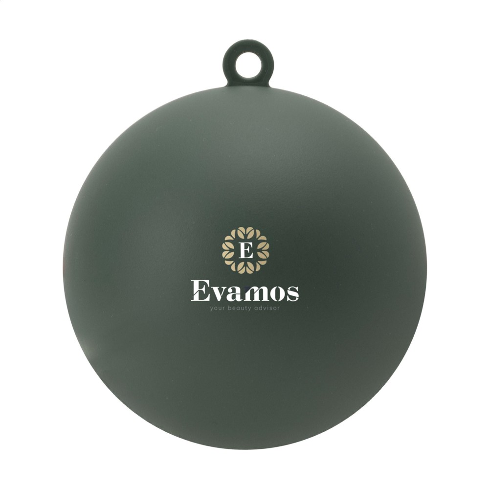 Kerstbal Ø 7 cm Recycled PP - Made in Europe - groen (± PMS 4210)