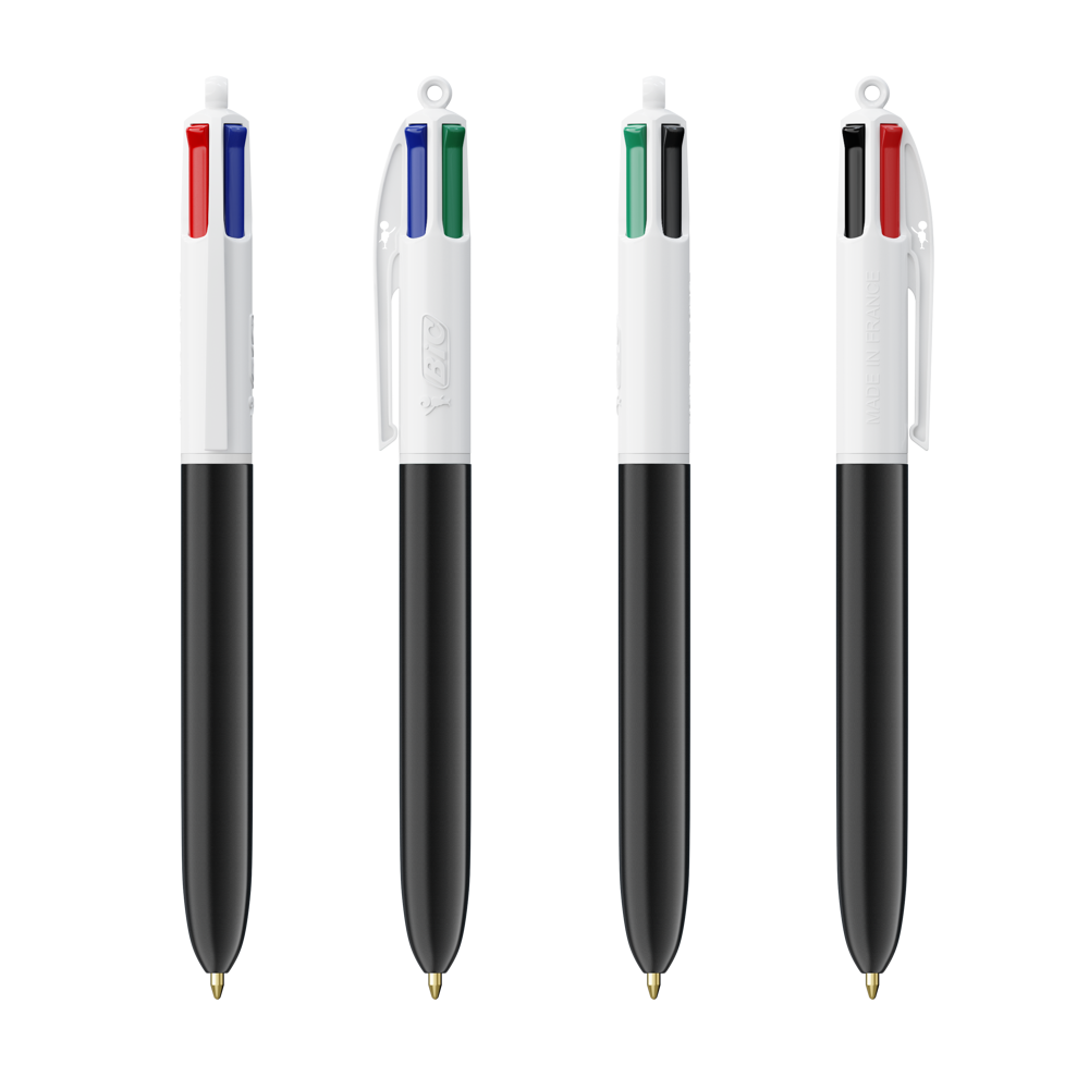 BIC® 4 Colours® ECO - White/black ECO
