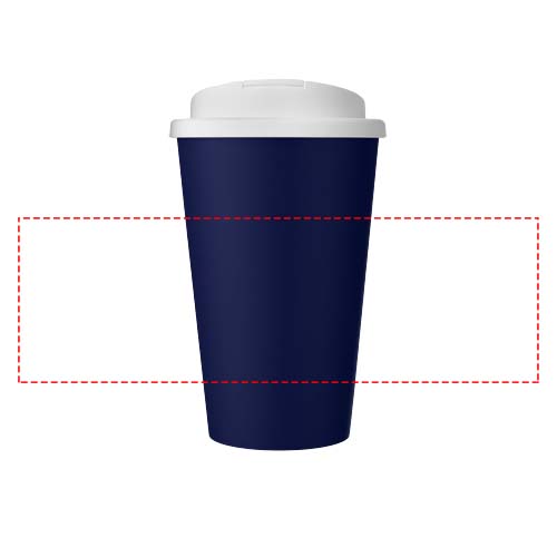 Americano® Eco 350 ml gerecyclede beker met spill-proof deksel