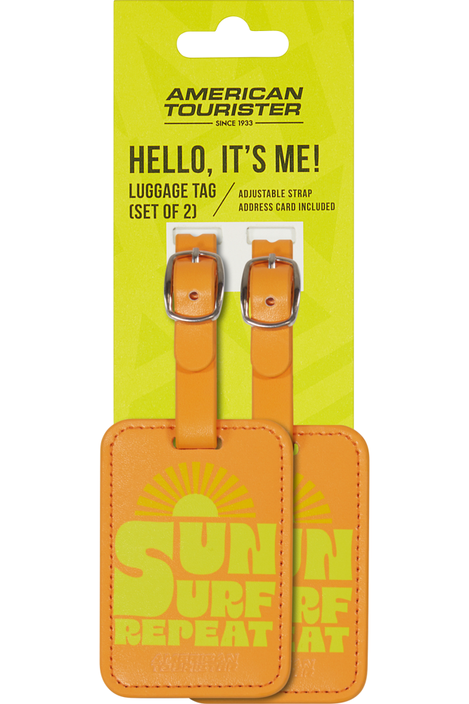 American Tourister Ta Luggage Tag X2 Print