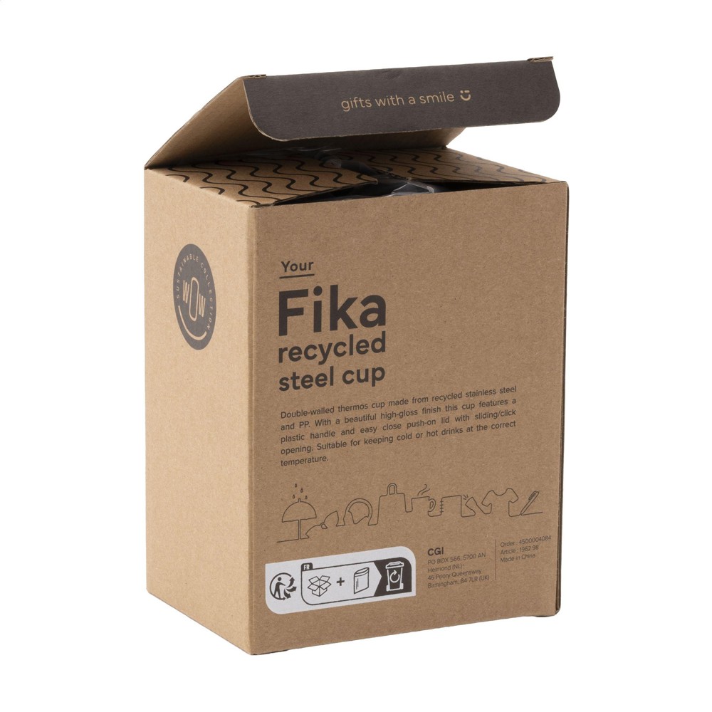 Fika RCS Recycled Steel Cup 400 ml thermosbeker
