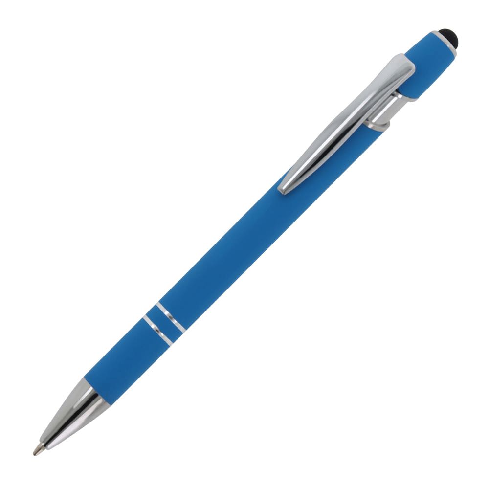 Balpen Paris Metaal soft touch - Lichtblauw